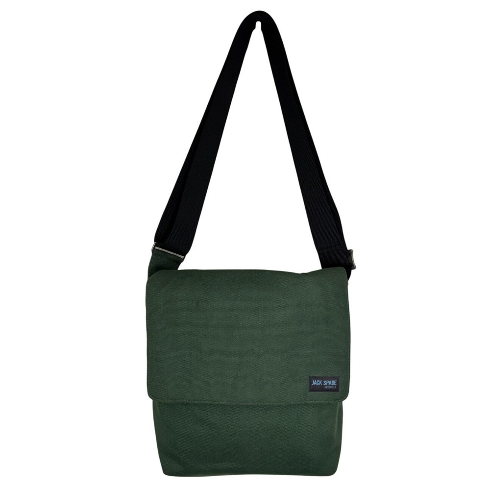Jack Spade Green St. Canvas Crossbody Green Messenger Bag Case
